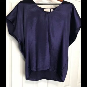 Chico, cobalt blue, size 1 blouse, shirt, top